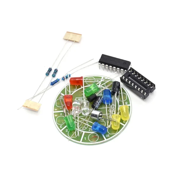 Kit DIY Circuito de LEDs Controlados por Sonido CD4017
