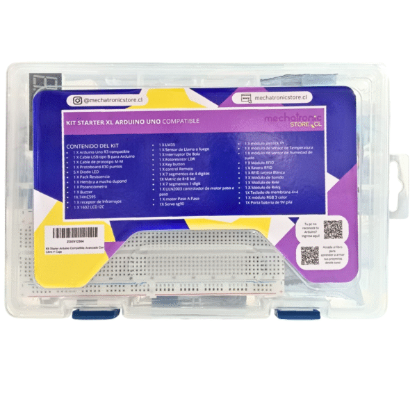 KIT Arduino Starter XL avanzado para robótica con libro y caja - Imagen 4