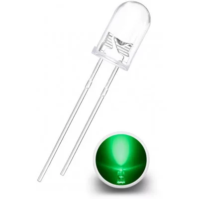 LED 10MM VERDE