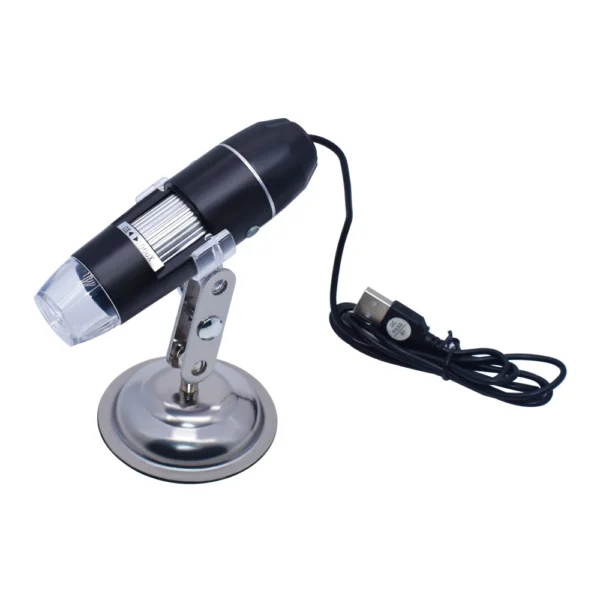 Microscopio Digital Ajustable 1600X con USB, Zoom de 8 LED Cámara Electrónica 1