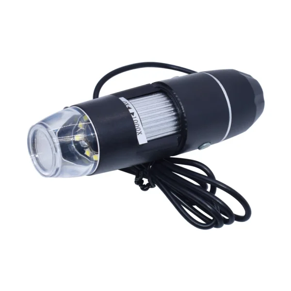 Microscopio Digital Ajustable 1600X con USB, Zoom de 8 LED Cámara Electrónica 3