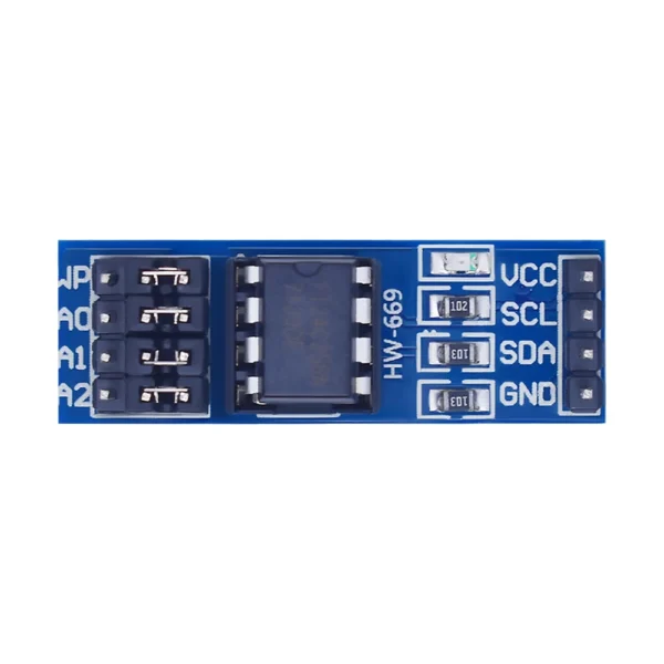 Módulo de Memoria EEPROM IC2 Externa para Arduino AT24C256 2