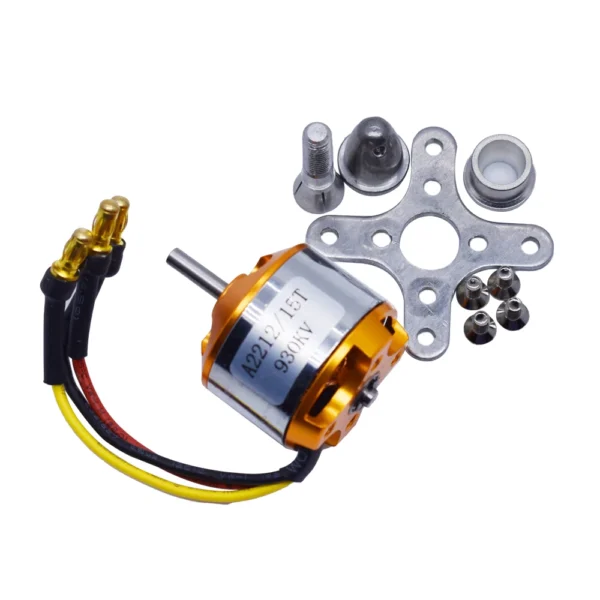 Motor Brushless A2212 de 1400kV Hélice para Aviones Aeronaves Teledirigidas 1