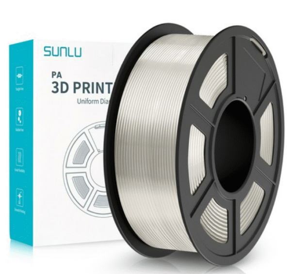 Filamento PA Nylon Transparente SUNLU 1.75mm 1Kg - Imagen 2