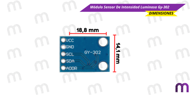 Módulo Sensor De Intensidad Luminosa Gy-302