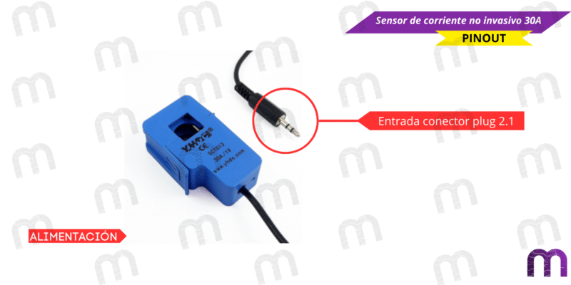 Sensor de corriente no invasivo 30A