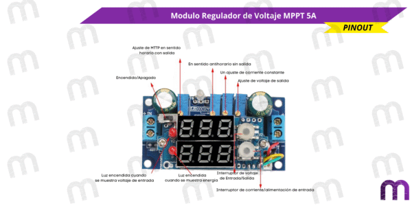 Modulo Regulador de Voltaje MPPT 5A - Imagen 5