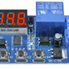 Módulo de relé de retardo digital de doble LED de 12 V