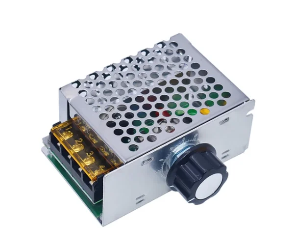 Regulador de Voltaje 4000W 220VAC control velocidad motor termostato luminosidad