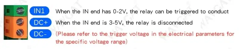 Trigger Bajo Modulo Relé 1 Canal 5V Octoacoplado 30A