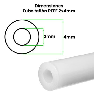 tubo de teflon pla