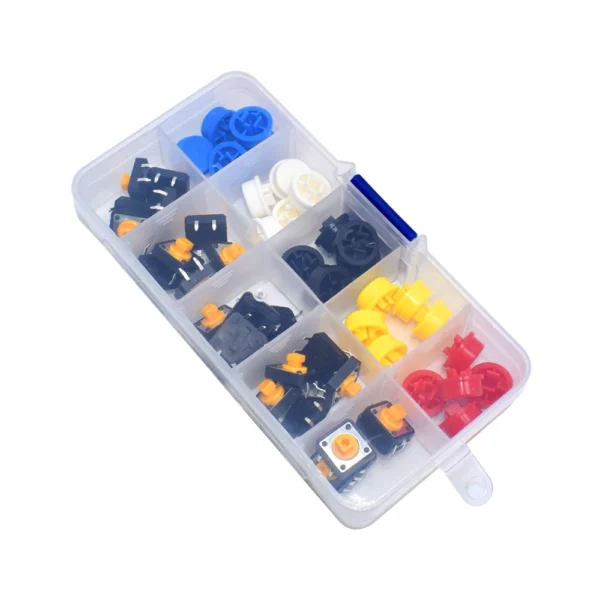 Kit de 25 Switch y cubre botón pulsador con caja - Imagen 2