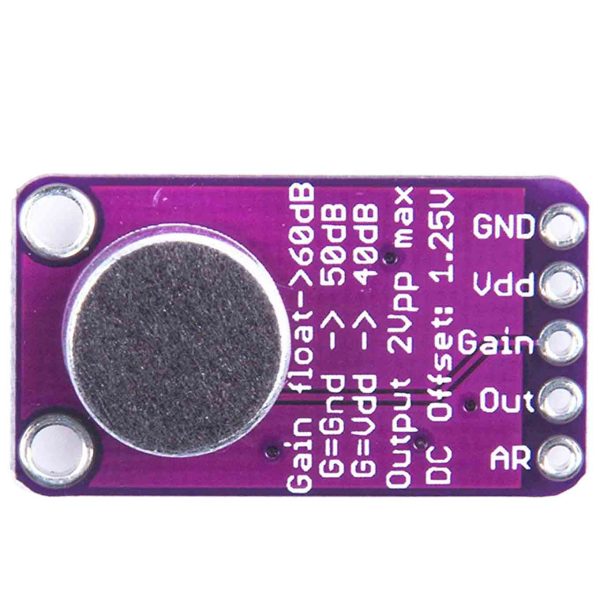 Módulo amplificador de micrófono MAX9814