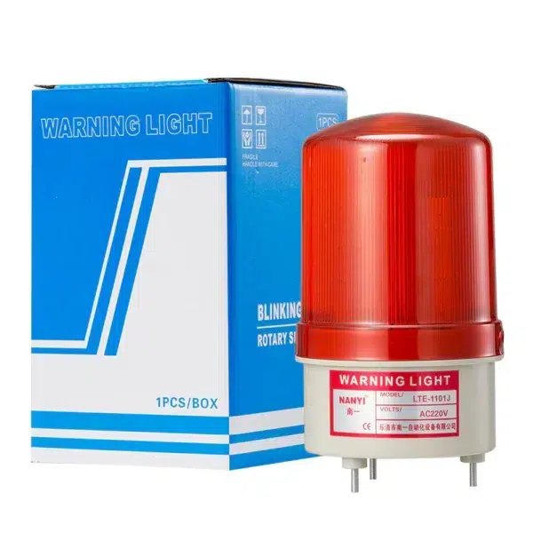Baliza Giratoria Parpadeante 220V con sonido