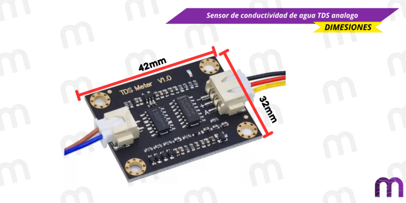 Sensor de conductividad de agua TDS analogo