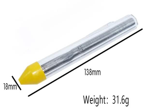 dimensiones Soldadura de Estaño 20g 0.8mm