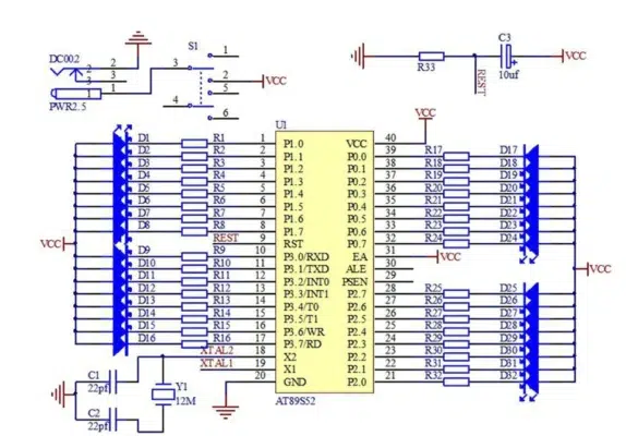 esquema Kit LEDs RGB con Forma de Corazón Armable para Arduino DIY