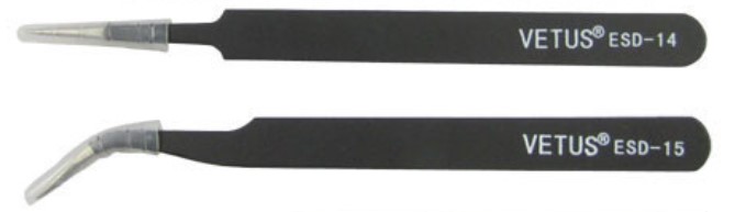 Kit 6 Pinzas antimagnéticas antiestáticas VETUS