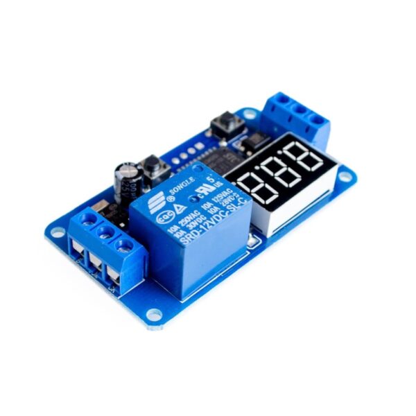 Relé con Temporizador Ajustable 0.1s - 999 min.