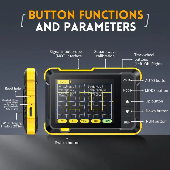 Osciloscopio Digital Portátil FNIRSI DSO152 