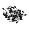 Pack 100 uds. Terminal Ferrul Negro Para cables 10-12-14-16-18 AWG - Imagen 3