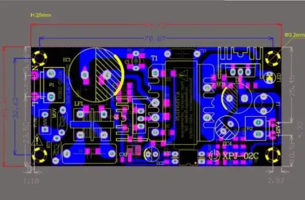 Módulo De Fuente De Alimentación Conmutada Reductora AC-DC 24V 1.5A 3A - Imagen 2
