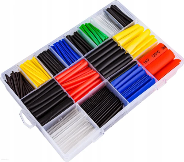 580 piezas tubos termo retráctil