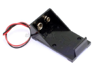 Porta Bateria 9v con jack