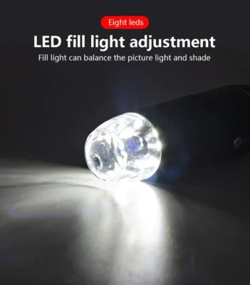 luz Microscopio Digital Ajustable 1600X con USB, Zoom de 8 LED Cámara Electrónica