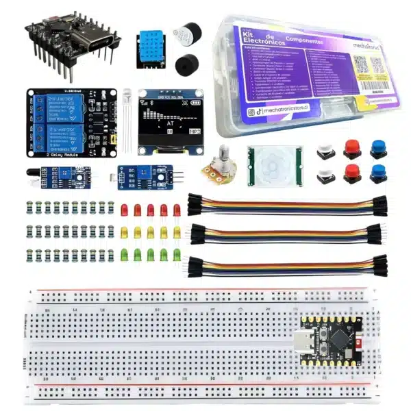Kit Starter Electrónica con Placa de Desarrollo ESP32-C3 Super Mini WIFI