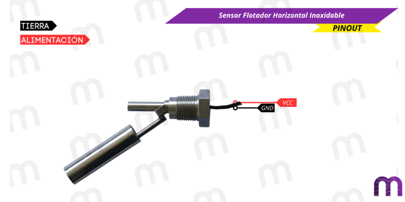 Sensor Flotador Horizontal Inoxidable