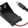 Porta Bateria 9v con jack