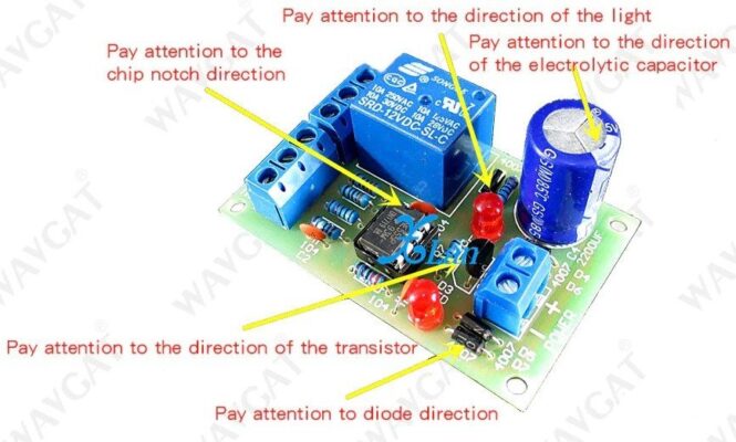 precauciones Kit Módulo Controlador Sensor Nivel de Agua DIY Automático