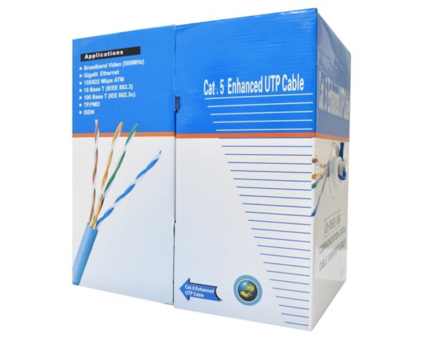 Cable Red UTP Cat5e negro uso exterior