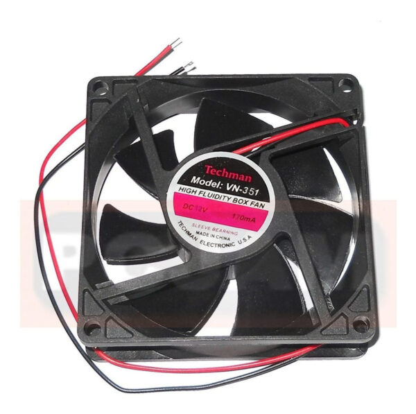 Ventilador 8x8x2.5 Cm 12 VDC Vn-351 Tech