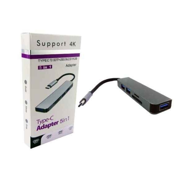 Adaptador Tipo C 5 En 1